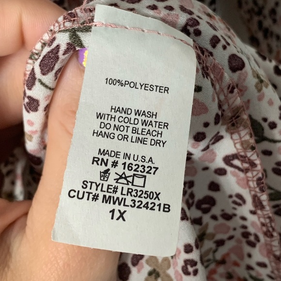 Chic Soul | Floral Leopard Print Romper - 1X - Picture 6 of 6